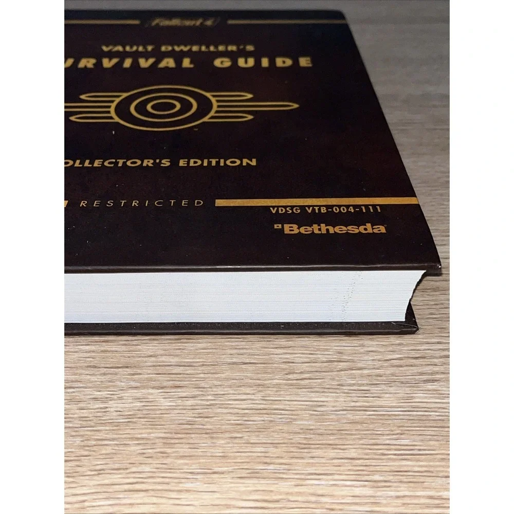 Fallout 4 Vault Dwellers Survival Guide Collector's Edition Restricted Hardcover